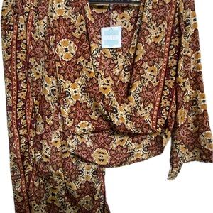 NWT Cienna Solstice silk pants S